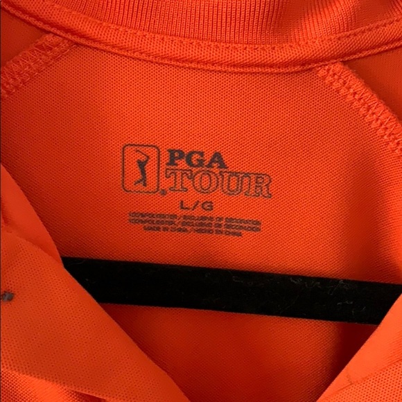 Orange Stripe Detail Polo - Picture 3 of 5